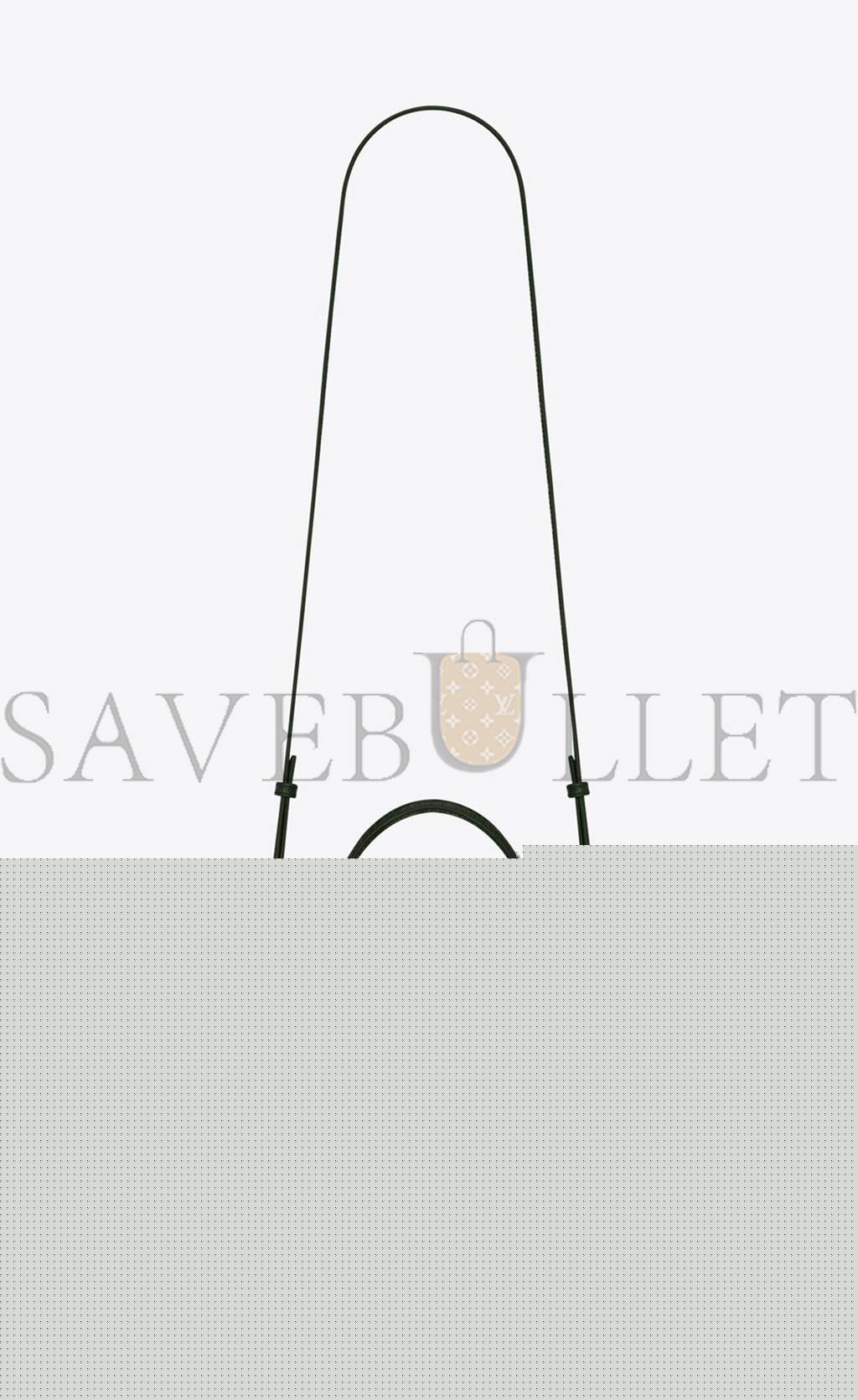 Y*L cassandra mini top handle bag in crocodile-embossed shiny leather 623930dnd0j3144 (20*16*7.5cm)