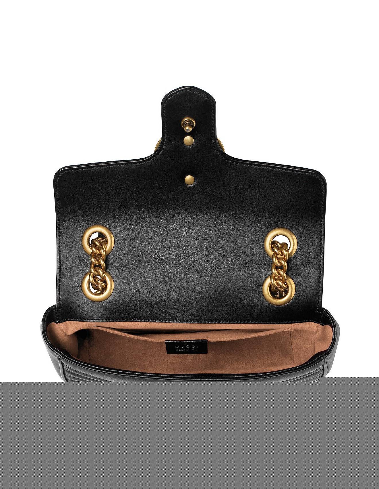 G*u*i gg marmont matelassÉ mini bag 446744  (23*14*6cm)