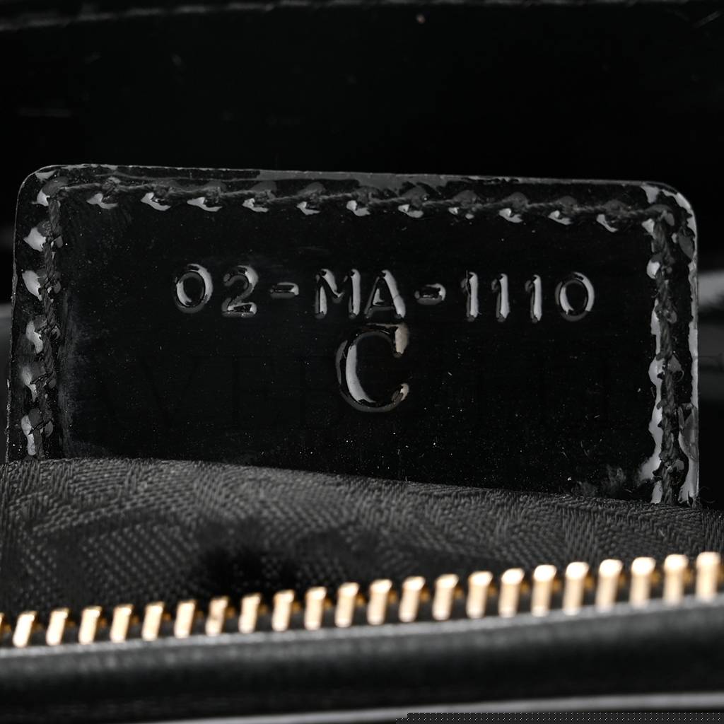 D*or patent cannage large lady D*or black (32*25*12.1cm)