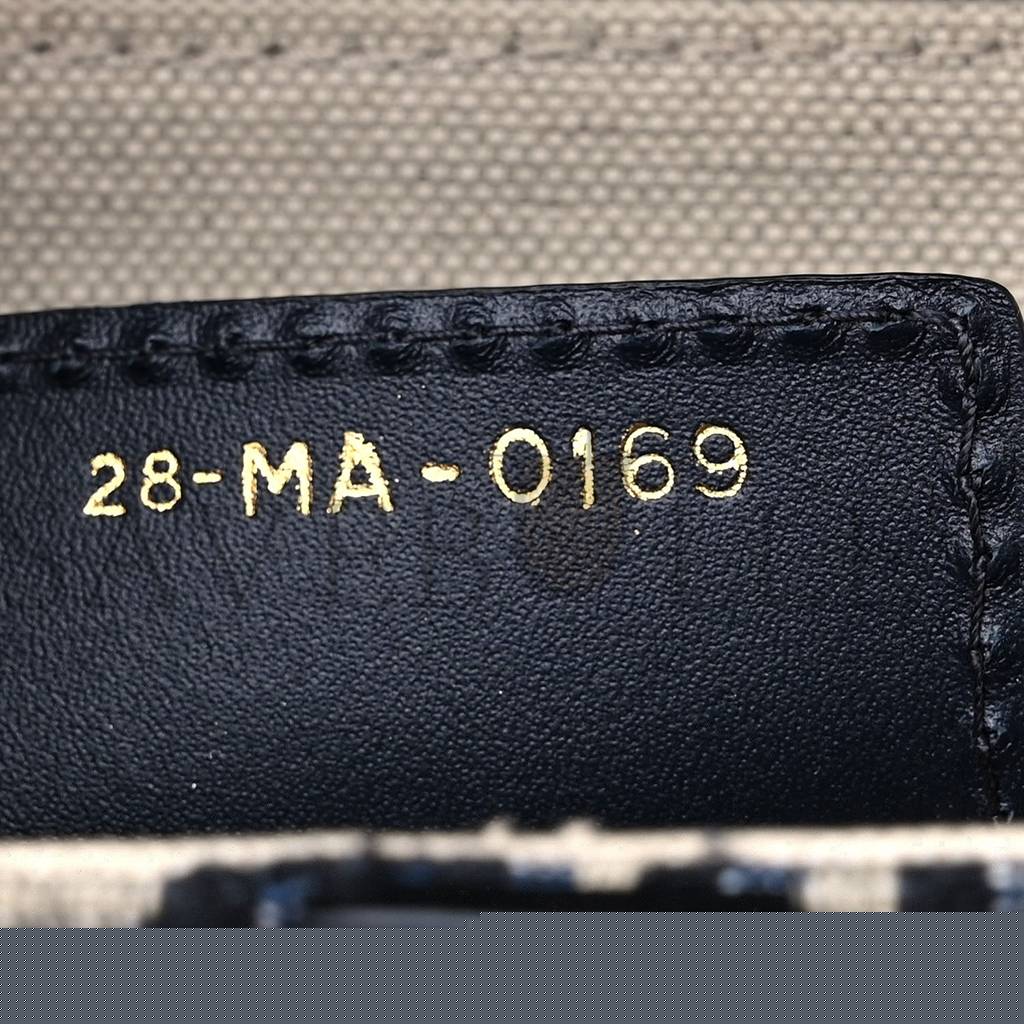 D*or oblique saddle bag blue (24*18*5.1cm)