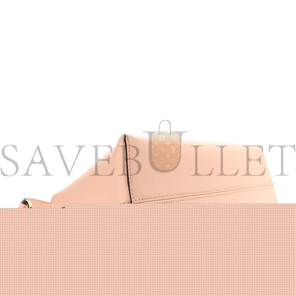 F**di vitello king logo embossed medium by the way boston bag light rose (27*18*12cm)