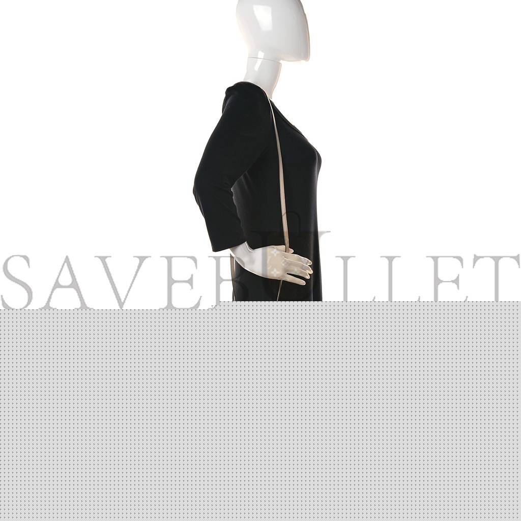 F**di vitello king plexiglass mini F**di sunshine shopper tote poudre (18*14*6cm)