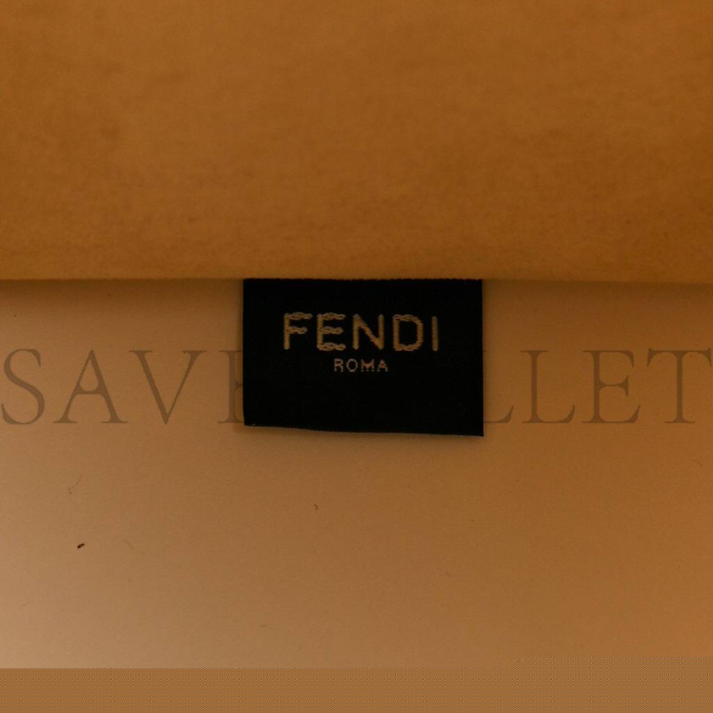 F**di vitello king plexiglass medium F**di sunshine shopper tote white ice (36*30*15cm)