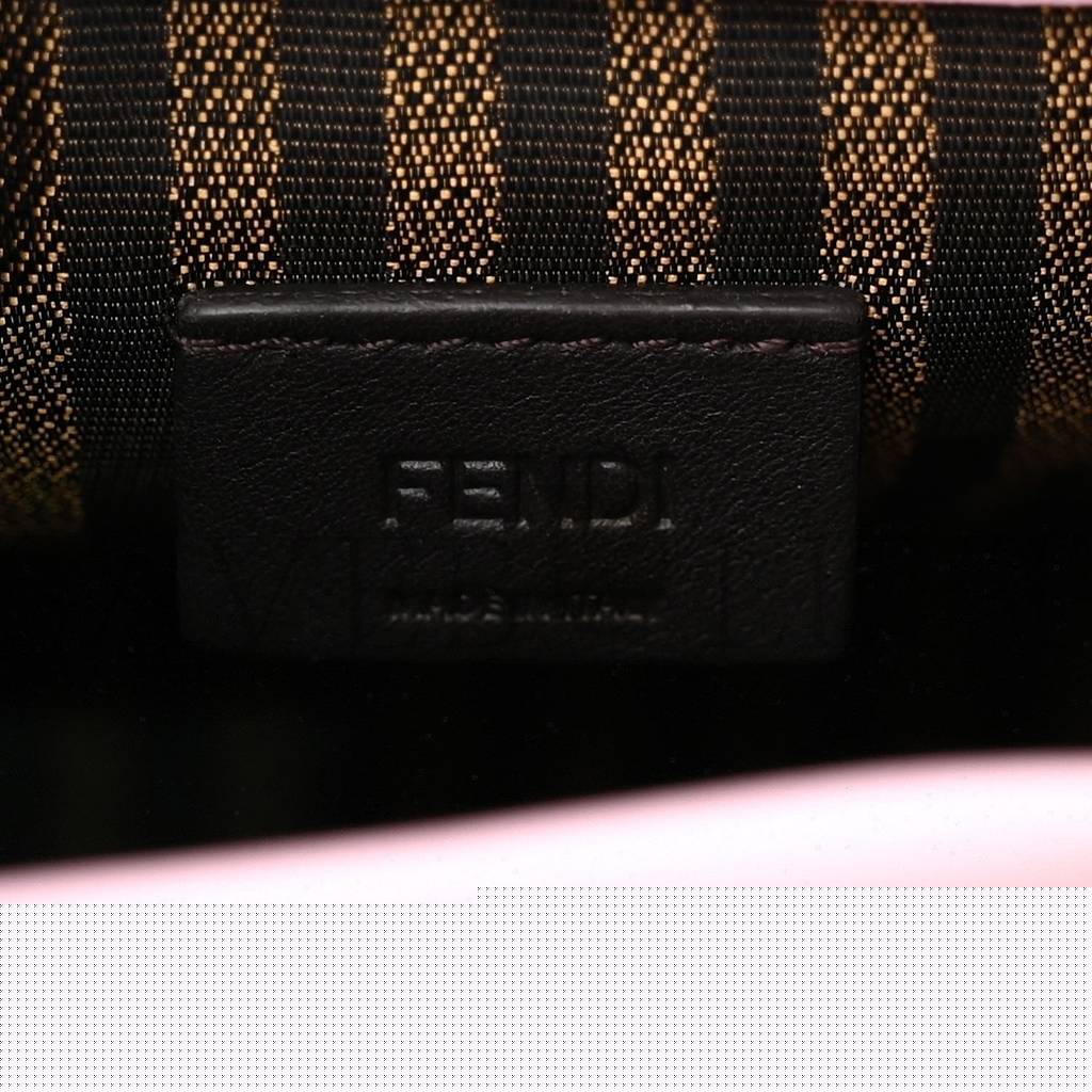 F**di vitello king plexiglass mini F**di sunshine shopper tote lavanda (17*13*5cm)