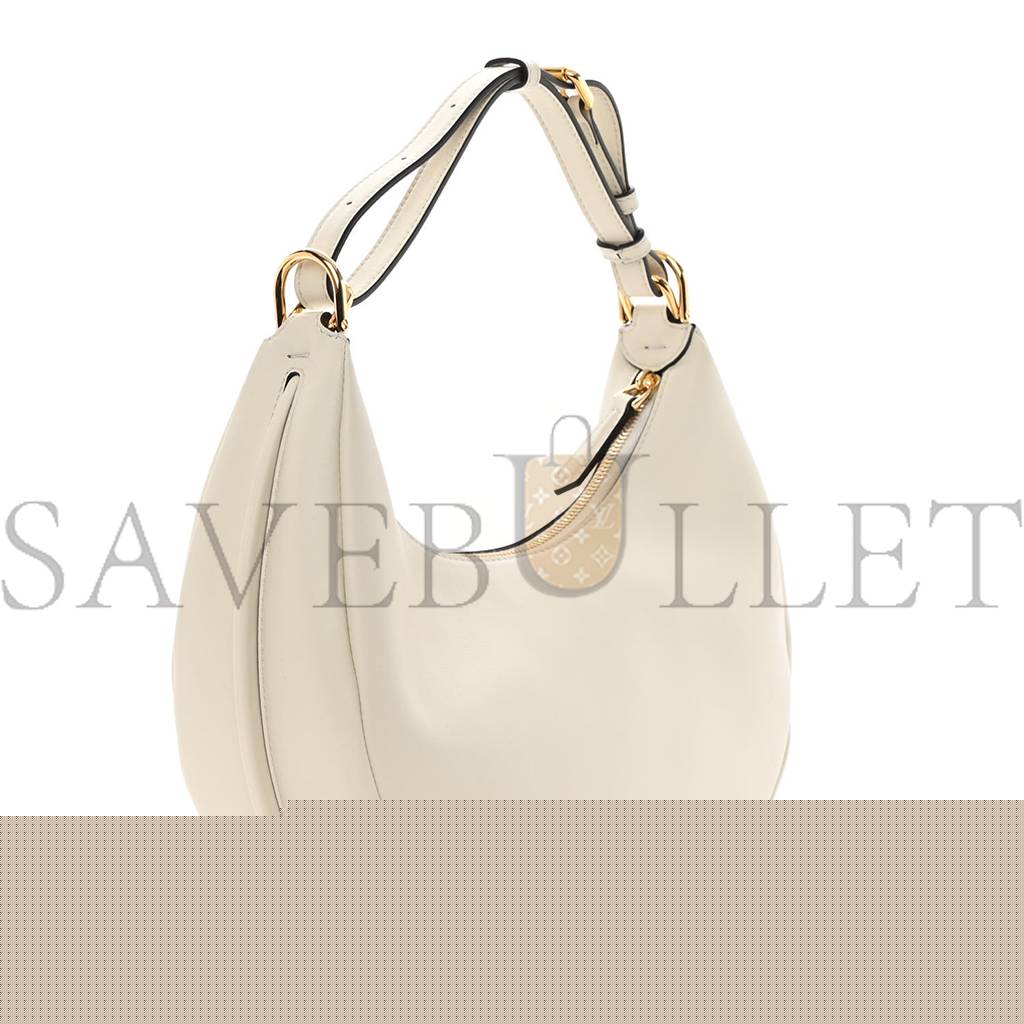 F**di vitello grace matte small F**digraphy hobo bag white ice (28*21*8cm)
